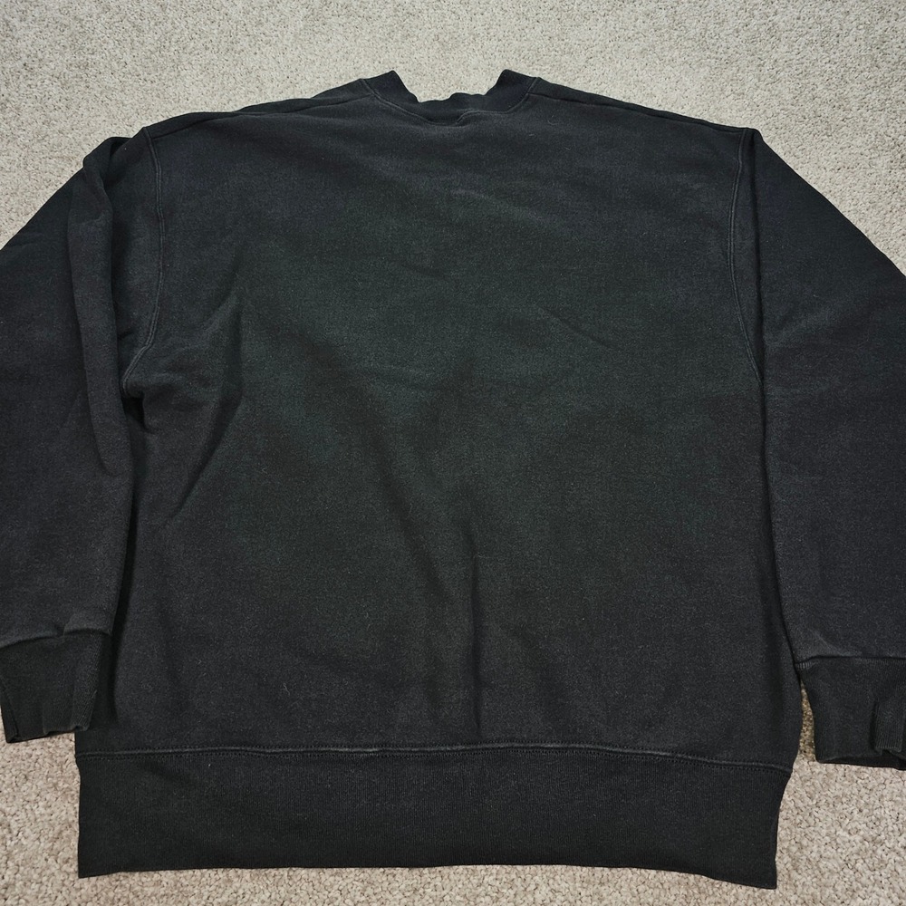 Vintage Majestic Cleveland Browns Black Crewneck Sweatshirt Mens Size L USA - Picture 2 of 5